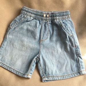 Zara denim shorts 6-9 months